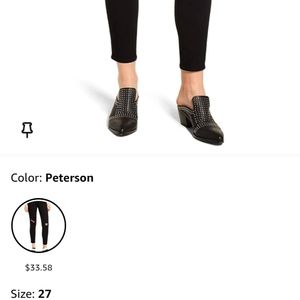 Articles of Society black distress jeans size 27